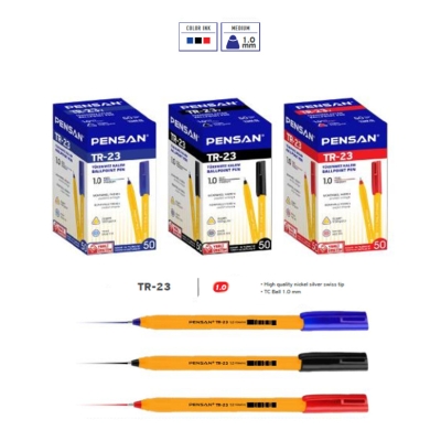 خودکار پنسان مدل TR-23 بسته سه عددی 3 رنگ اصلی
