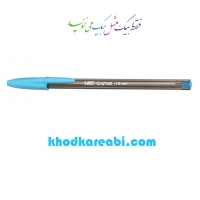 خودکار بیک Cristal Large  رنگ آبی فیروزه ی